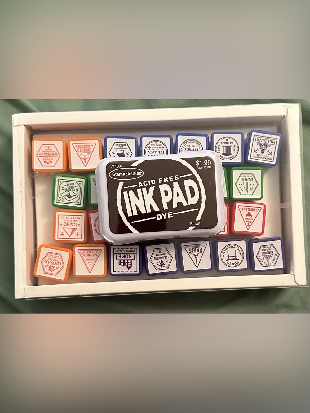 New in box • Passport Stamps • kids • art